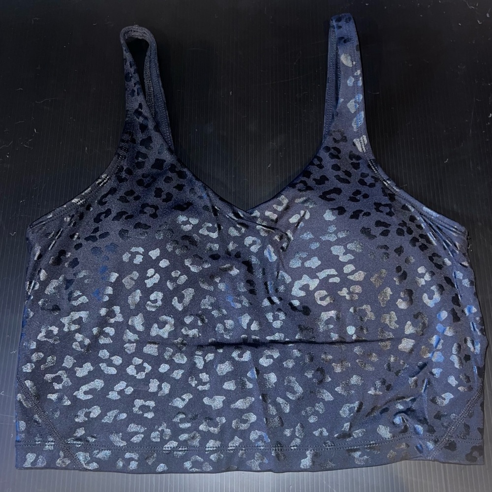 THE GYM PEOPLE Longline Sports Bra Wirefree Padded Medium Support Tank Top
